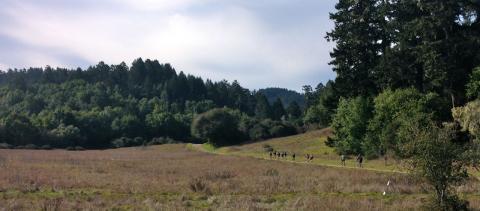 BIking Bear Valley Trail to Arch Rock